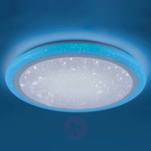 Leuchten Direct Nowoczesna lampa sufitowa biała w tym RGB LED z pilotem - Mars - Lampy sufitowe - miniaturka - grafika 3