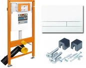 Stelaże i zestawy podtynkowe do WC - Werit Jomotech H-112cm /Stela Wc+Wspornik+Exclusive 2.0 Biay /GAT 1 - miniaturka - grafika 1