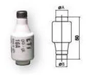 Bezpieczniki elektryczne - ETI Polam ETI Wkładka topikowa szybka DII gF WTS 6A/500V 002312103 WTS6 - miniaturka - grafika 1