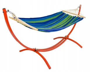 Spokey Hamak Bench Green - Fotele ogrodowe wiszące - miniaturka - grafika 31