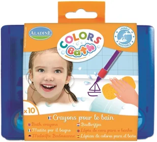Aladine Kredki do rysowania w wannie - Zabawki do kąpieli - miniaturka - grafika 2