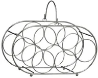 Pozostałe akcesoria barmańskie - Premier Housewares Regał na wino, Premier housewares podłużną na 6 butelek, 38 x 16 x 23 cm, chrom 0509659 - miniaturka - grafika 1