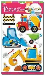 Dekoracja ścienna 3D Pojazdy 2 SLK-0535 - Naklejki na ścianę - miniaturka - grafika 2