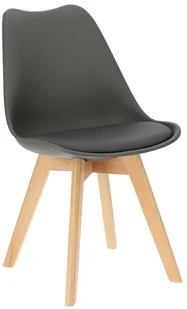 Fotel biurowy, krzesło biurowe D2.DESIGN Krzesło Norden Cross PP ciemn.szar. 1609 113122 - Fotele i krzesła biurowe - miniaturka - grafika 3