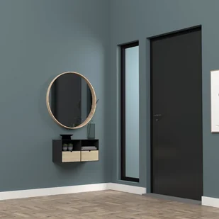 Actona Szafka nocna Joliet czarny/naturalny - Szafki nocne - miniaturka - grafika 4