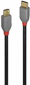 Kable USB - LINDY 1 m USB 2.0 typ C na Micro-B kabel Anthra Line - kabel - cyfrowy/dane, 36891 36891 - miniaturka - grafika 1