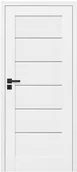 Drzwi wewnętrzne - Drzwi bezprzylgowe pełne Toreno 80 prawe kredowo-białe - miniaturka - grafika 1