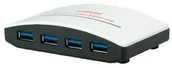 Huby USB - Roline USB 3.0 Hub "Black and White" USB hub - 4 - Czarny 14.02.5027 - miniaturka - grafika 1