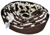 Legowiska dla psów - Robto Robto Legowisko Owal Zwierzak EXX 3 brąz-krowa - miniaturka - grafika 1