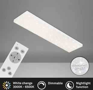 Briloner Modern LED paneel wit 100 cm incl. LED dim to warm - Ayda - Lampy sufitowe - miniaturka - grafika 4