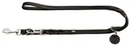 Smycze dla psów - Hunter Solid Education, 3-stopniowo przestawiane linką do prowadzenia, pleciona, czarny - miniaturka - grafika 1
