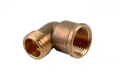 Łączniki, trójniki, kształtki - Kolano mosiężne 1/2 cala Gw-Gz - miniaturka - grafika 1