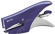 Artykuły biurowe - Leitz mały zszywacz ręczny, ładowanie od tyłu, do 15 kartek, tytanowo-niebieski 4002432107513 - miniaturka - grafika 1