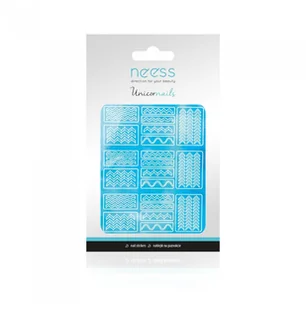Neess Naklejki na paznokcie Zygzaki 3694 - Lakiery do paznokci - miniaturka - grafika 3