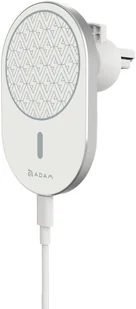 Adam Elements Uchwyt z ładowarką indukcyjną Adam Elements, Omnia C2 MagSafe, biały 4710343472025 - Uchwyty samochodowe do telefonów - miniaturka - grafika 2