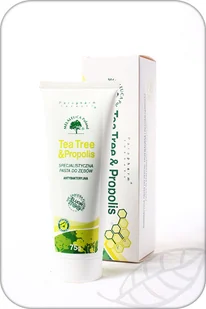 MELALEUCA Tea Tree Pasta do zębów z PROPOLISEM antybakteryjna (bez fluoru) 75g MELALEUCA 71MELTEAPA1 - Pasty do zębów - miniaturka - grafika 2