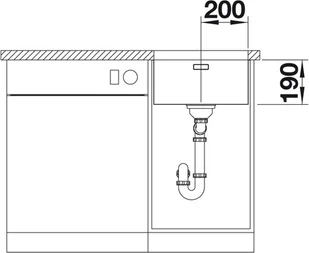 Blanco ANDANO 400-U 522959 - Zlewozmywaki - miniaturka - grafika 5