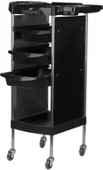 Meble fryzjerskie - GABBIANO ACTIVESHOP POMOCNIK FRYZJERSKI FX11-A BLACK AS_125869 - miniaturka - grafika 1