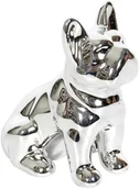 Figurki dekoracyjne - Intesi Figurka Buldoga francuskiego S srebrna - miniaturka - grafika 1