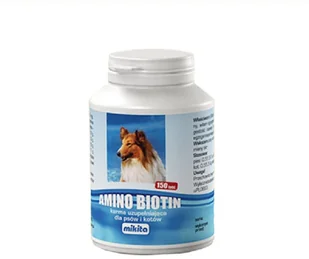 Mikita MEGAVIT Amino Biotin 150 tabletek - Suplementy i witaminy dla psów - miniaturka - grafika 2
