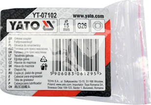 Yato GŁOWICA DO SMAROWNICY CZTEROSZCZĘKOWA - Narzędzia warsztatowe - miniaturka - grafika 3