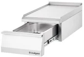 Piece, kotły i płyty grzejne gastronomiczne - Stalgast stanowisko neutralne nastawne z szufladą 400 mm 9700210 - miniaturka - grafika 1