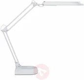 Lampy stojące - MAUL Jakob GmbH LED lampa stołowa Atlantic m. Stojak biały - miniaturka - grafika 1