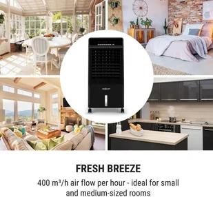 OneConcept OneConcept CTR-1 schładzacz powietrza 4-w-1 klimatyzator przenośny 65 W czarny ACO-CTR-1 Schwarz - Klimatory - miniaturka - grafika 4