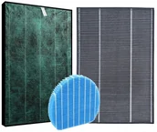 Akcesoria do oczyszczaczy i nawilżaczy powietrza - Zestaw filtry Hfr Dfr Mfr do Sharp KC-A40EUW - miniaturka - grafika 1