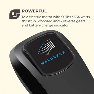 Waldbeck Waldbeck Barracuda 50 silnik elektryczny zewnętrzny zaburtowy 50lbs/564W 12V śmigło 3-łopatkowe WTR2-Barracuda 50 - Silniki spalinowe - miniaturka - grafika 3