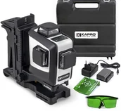 Poziomice, łaty, miary - Kapro Ka 883G Niwelator Laserowy Krzyżowy Zielony - miniaturka - grafika 1