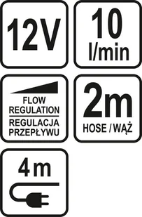 Lund SAMOCHODOWY PRYSZNIC TURYSTYCZNY 10L/MIN Lund 82991 - Opryskiwacze - miniaturka - grafika 7