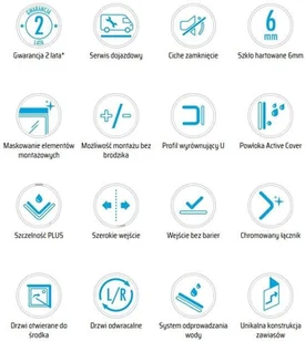 Deante Kabina kwadratowa prysznicowa Kerria Plus 90x90 KTSX041P^KTSX041P KTSX041P^KTSX041P - Kabiny prysznicowe - miniaturka - grafika 2