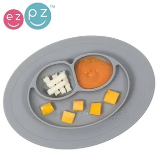 EZPZ EZPZ Talerzyk 2w1 Mini Mat DGMMG005 - Miseczki i talerzyki dla dzieci - miniaturka - grafika 9
