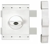 Zamki i wkładki - Gerda Zamek nawierzchniowy ZX klasa C biały - miniaturka - grafika 1