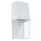Lampy ogrodowe - Eglo Zewnętrzna LAMPA ścienna SERVOI 95991 prostokątna OPRAWA LED 3,7W elewacyjny KINKIET ogrodowy IP44 biały przezroczysty 95991 - miniaturka - grafika 1