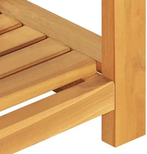 VidaXL Lumarko Ławka, 120 cm, lite drewno tekowe 325276 VidaXL - Ławki do przedpokoju - miniaturka - grafika 13