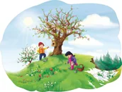 Pomoce naukowe - Wiosna - 4 pory roku ZB016 - miniaturka - grafika 1