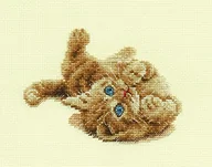 Dekoracje domu - DMC "Kotek gry" zestaw, 100% bawełna, wielokolorowy BK904 - miniaturka - grafika 1