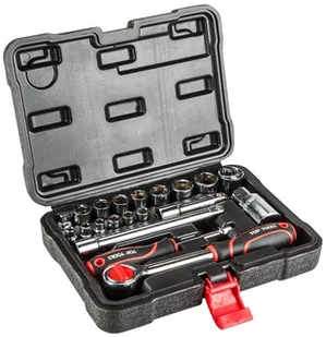 Top Tools ZESTAW KLUCZY NASADOWYCH 1/4" 3/8" 20 SZT zakupy dla domu i biura! 38D520 - Zestawy narzędziowe - miniaturka - grafika 2