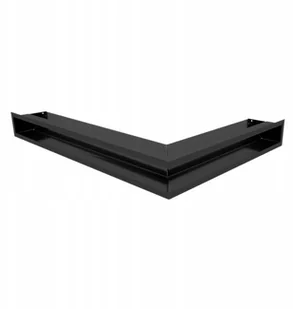 Kratki.pl Kratka wentylacyjna luft narożny lewy 766x547x90 mm - kolor czarny LUFT/N - Akcesoria kominkowe - miniaturka - grafika 2