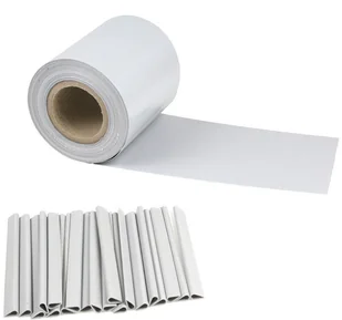 BRADAS Taśma ogrodzeniowa balkonowa jasnoszara 19cm x 35m + klipsy 0292 TOB4501935LGYL - Ogrodzenia - miniaturka - grafika 2