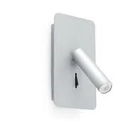 Lampy ścienne - Faro Suau H17 szary lampa ścienna 62121 - miniaturka - grafika 1