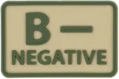 Odzież taktyczna i umundurowanie - Emblemat grupa krwi B Rh- Khaki - 2 szt. (OD-BLP-RB-13 B/RH-) OD-BLP-RB-13 B/RH- - miniaturka - grafika 1