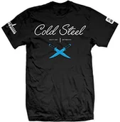 Akcesoria turystyczne - Cold Steel coltelli innovativi kursywie duże czarne T-Shirt CSTJ3 - miniaturka - grafika 1