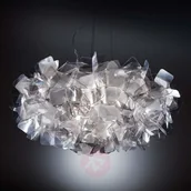 Lampy sufitowe - Ekscytująca lampa wisząca CLIZIA, barwy dymu - miniaturka - grafika 1