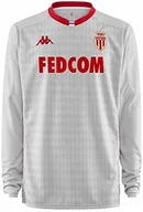 Piłka nożna - Kappa Kappa koszulka piłkarska Away As Monako, unisex, dla dorosłych, szary/czerwony, rozmiar S 304UVB0 - miniaturka - grafika 1