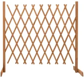 Ogrodzenia - vidaxl Ogrodowy płot kratkowy, pomarańczowy, 180x100 cm, lita jodła 314828 - miniaturka - grafika 1