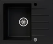 Zlewozmywaki - Kernau Zlew KGS A 4560 1B1D Deep Black - miniaturka - grafika 1