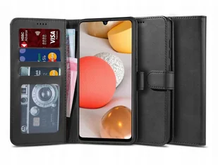 Tech-Protect Etui do tabletu Tech-Protect TECH-PROTECT WALLET 2 GALAXY A42 5G BLACK 112473 - Etui do tabletów - miniaturka - grafika 3